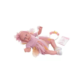   Antonio Juan Daniela újszülött baba tündérszettben - 52 cm