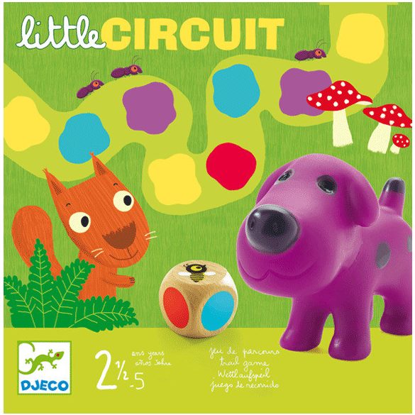 Djeco Little Circuit - Színlépegetős Társasjáték