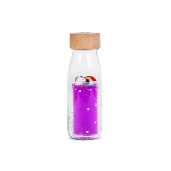 Petit Boum szenzoros játék - Move Bottle - Szivárvány varázs