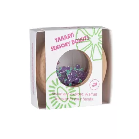Petit Boum szenzoros játék - Sensory Donut - Padlizsán
