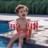 Swim Essentials karúszó - Ocean Stripes 2-6 év