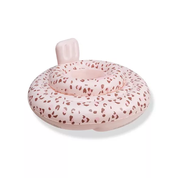 Swim Essentials baba úszógumi - Old pink Leopard 0-1 év
