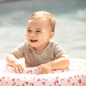 Swim Essentials baba úszógumi - Old pink Leopard 0-1 év
