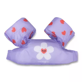 Swim Essentials úszóöv+karúszó - Lila szívecskék