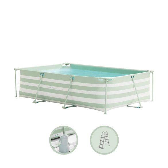 Swim Essentials Essence fémvázas medence vízszűrővel és létrával 260×160×65 cm
