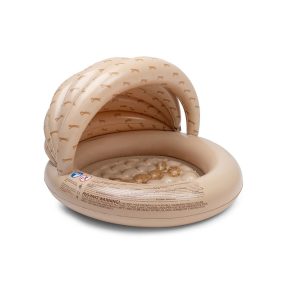 Swim Essentials Medence napvédővel 100 cm- Bézs leopárd