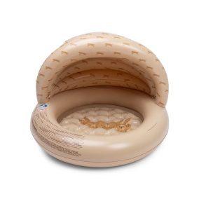 Swim Essentials Medence napvédővel 100 cm- Bézs leopárd