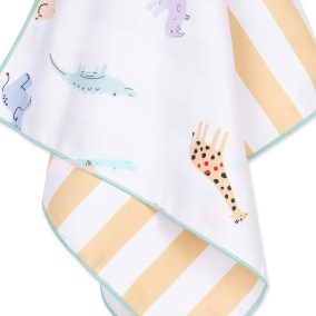   Swim Essentials mikroszálas törölköző - Wild Life 135 x 65 cm