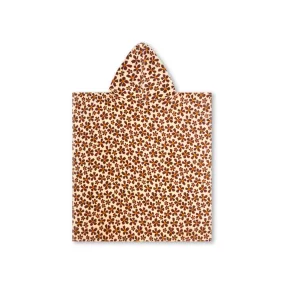   Swim Essentials Fürdőponcsó - Orange - Wild Flower - 65 x 65 cm