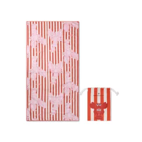   Swim Essentials mikroszálas törölköző - Red - Lobster Bay - 180 x 90 cm