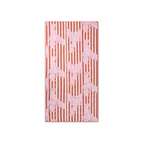   Swim Essentials mikroszálas törölköző - Red - Lobster Bay - 180 x 90 cm
