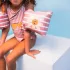 Swim Essentials karúszó - rózsaszín Daisy Flowers 0-2 év