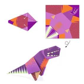 Djeco Origami - Dinoszauruszok - Kreatív szett