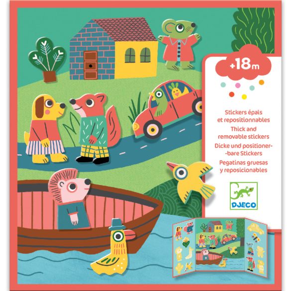 Djeco Matricás foglalkoztató - Állatokkal