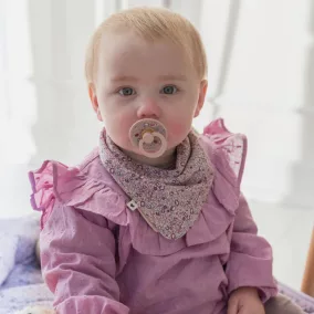   BIBS × LIBERTY muszlin nyálkendő Eloise - Púderrózsaszín