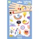 Gyerek tetoválás - Időjárás hangulatjelek - Weather emojis