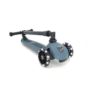 Scoot and Ride Highwaykick 3 LED roller - Steel