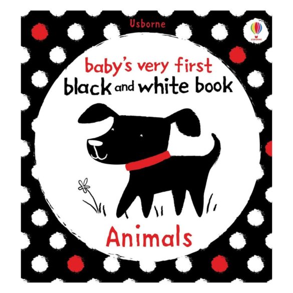 Fekete Fehér Első Babakönyv - Állatok - Usborne könyvek
