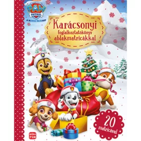   Mancs Őrjárat - Karácsonyi foglalkoztatókönyv ablakmatricákkal