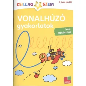 Vonalhúzó Írás-előkészítés sárga