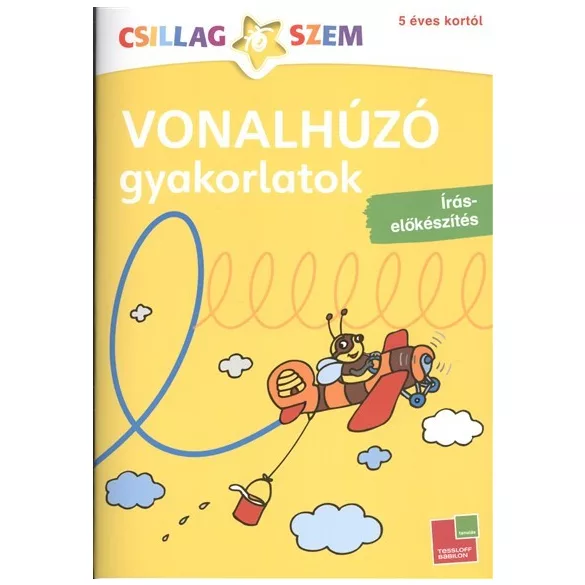 Vonalhúzó Írás-előkészítés sárga