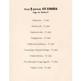 5 perces kis csodák