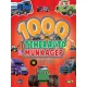 1000 teherautó és munkagép matricája - Piros