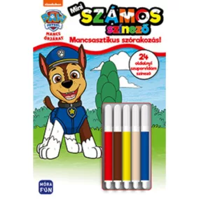   Mancs Őrjárat - Mancsasztikus szórakozás! - Mini számos színező