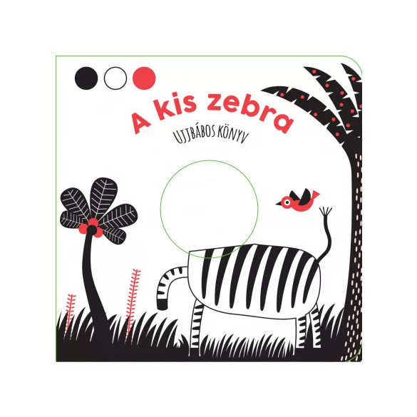 A kis zebra - Ujjbábos könyv