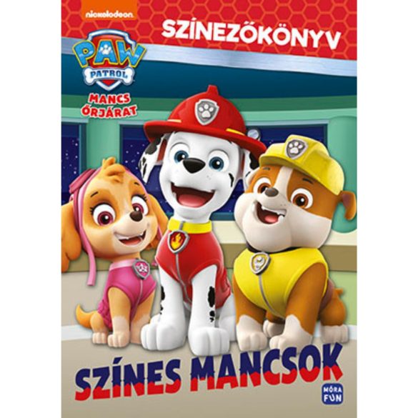 Mancs Őrjárat - Színes mancsok színező