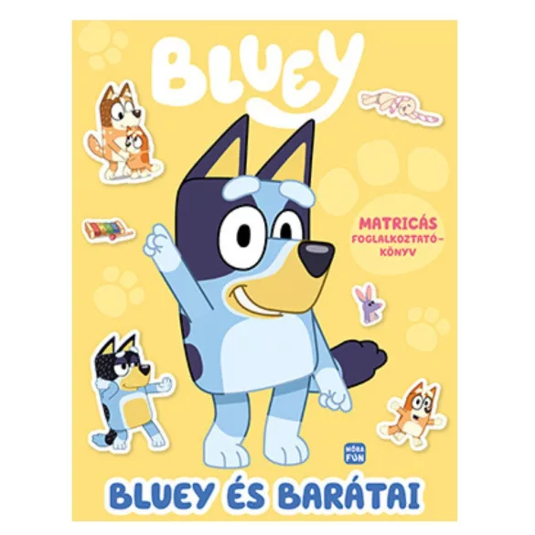 Bluey – Bluey és barátai Matricás foglalkoztatókönyv