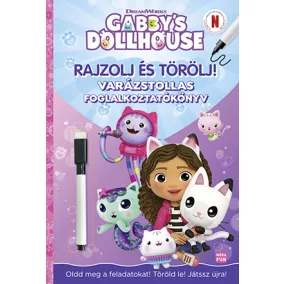   Gabi babaháza – Rajzolj és törölj! – Varázstollas foglalkoztatókönyv