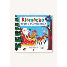 Kismackó segít a Mikulásnak