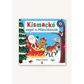 Kismackó segít a Mikulásnak