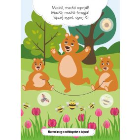 Nyuszi fülét hegyezi - mondókás füzet kicsiknek