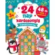 24 nap karácsonyig - fejlesztő feladatok 48 db vidám matricával +3