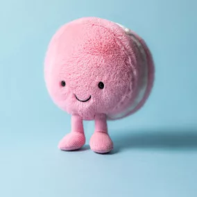 Jellycat plüss - Pink macaron