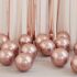 Rose Gold léggömbök - 40-os csomag