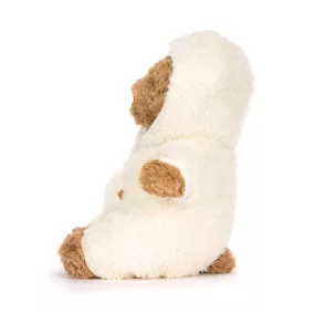 Jellycat plüss - Bartholomew mackó egyberészes ruhában