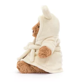 Jellycat plüss - Bartholomew mackó köntösben