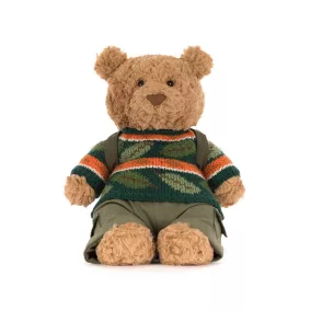Jellycat plüss - Bartholomew Maci túra ruhában