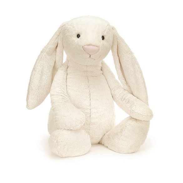 Jellycat plüss - Nagyon nagy nyuszi - 108 cm - krémfehér