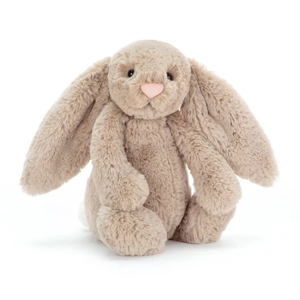 Jellycat plüss -  Bashful bézs nyuszi - 31 cm - Original méret