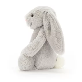   Jellycat plüss - Bashful ezüst nyuszi - 31 cm - Original méret