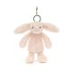 Jellycat plüss - Plüss nyuszis táskadísz - púder