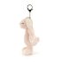 Jellycat plüss - Plüss nyuszis táskadísz - púder