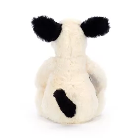 Jellycat plüss - Rufferty Fekete-Krém Kutyus 18 cm