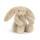 Jellycat plüss - Flufflet nyuszi - Homokszínű