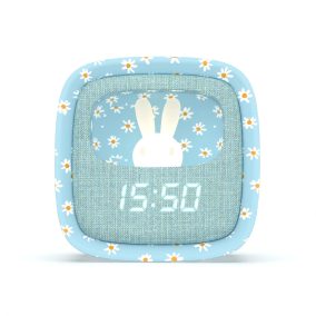 MOB Nyuszi ébresztőóra és éjjeli fény - Blue Flower