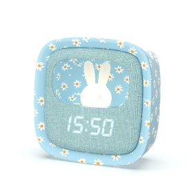 MOB Nyuszi ébresztőóra és éjjeli fény - Blue Flower